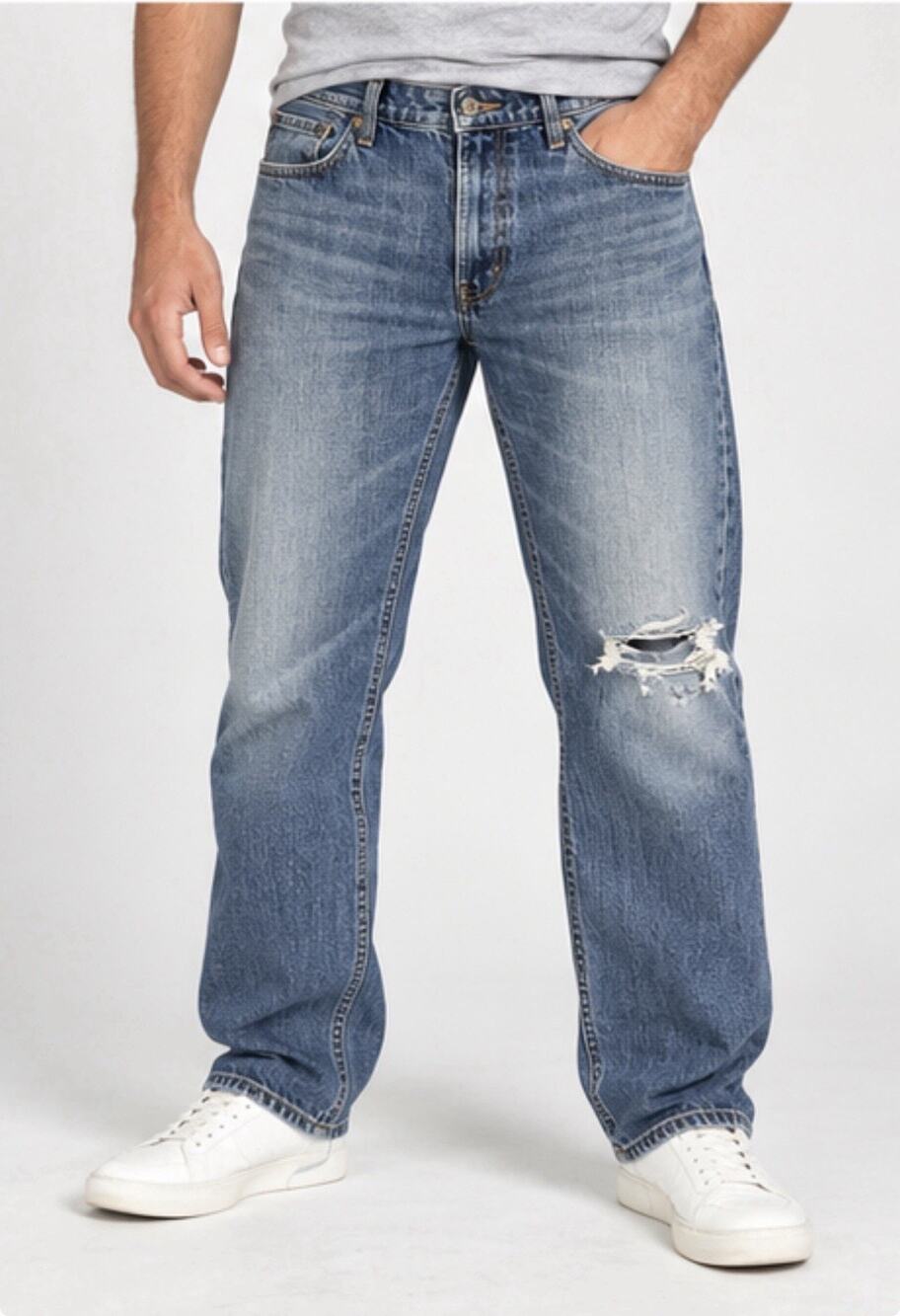 Distressed LEVIS signature Carpenter workwear jeans Men’s (W36 L32)